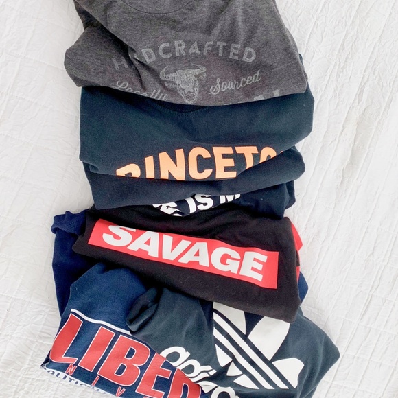 3 Vintage Tee Bundle graphic band college - Picture 3 of 7